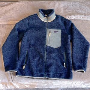 Patagonia XL navy blue Retro X zip-up jacket
